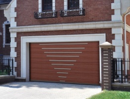 Секционные гаражные ворота серии с потолочным приводом Hormann